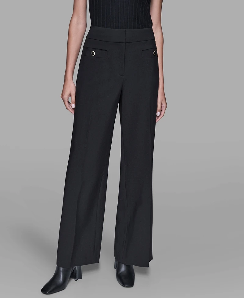Karl Lagerfeld Paris Women's Wide Leg Pants