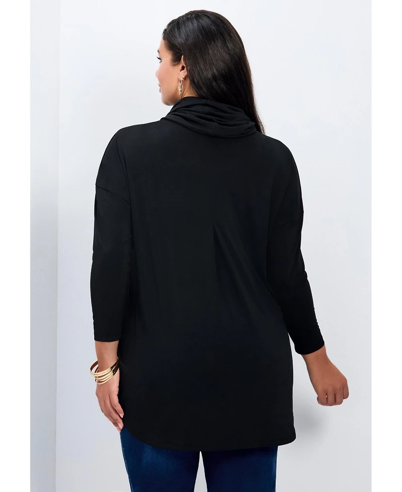 Avenue Women's Faye Removeable Scarf Tunic