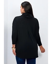 Avenue Women's Faye Removeable Scarf Tunic