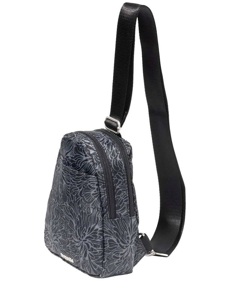 Baggallini Mini Double Zip Sling Bag