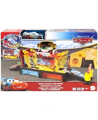 Cars Disney and Pixar Cars Color Changers Race Ready Car Wash Playset with Color Changing Lightning McQueen