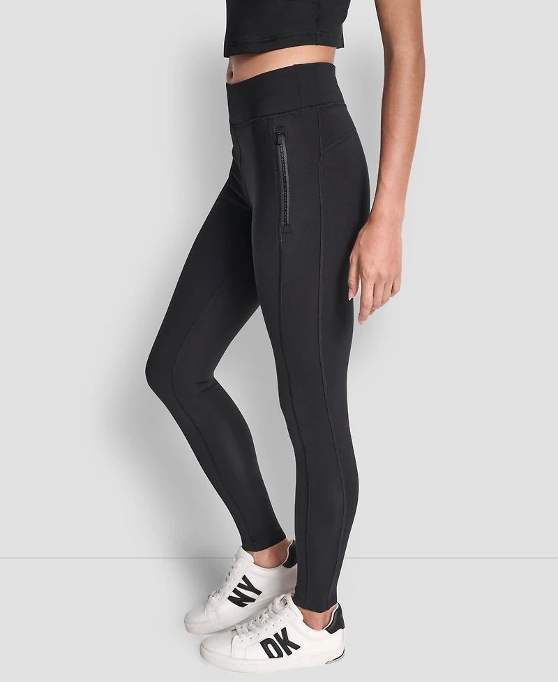 Dkny Women's High Waist Full Length Leggings