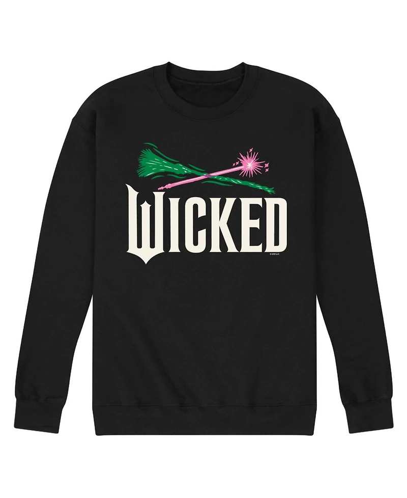 Airwaves Men's Wicked Part 2 Broom and Wand Logo Long-Sleeve Sweatshirt