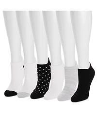 Muk Luks Women's 6 Pack Sporty Ankle Sock