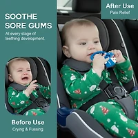 Sperric Silicone Christmas Teether Ring Toy for Baby, Bpa Free Soothing Teething Relief Infant & Toddlers 0-18 Months, Perfect Gift