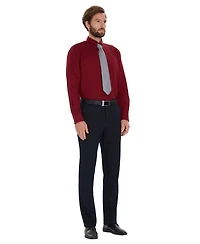 Club Room Men's Pinpoint Button Front Solid Dress Shirt, Macy's Exclusive