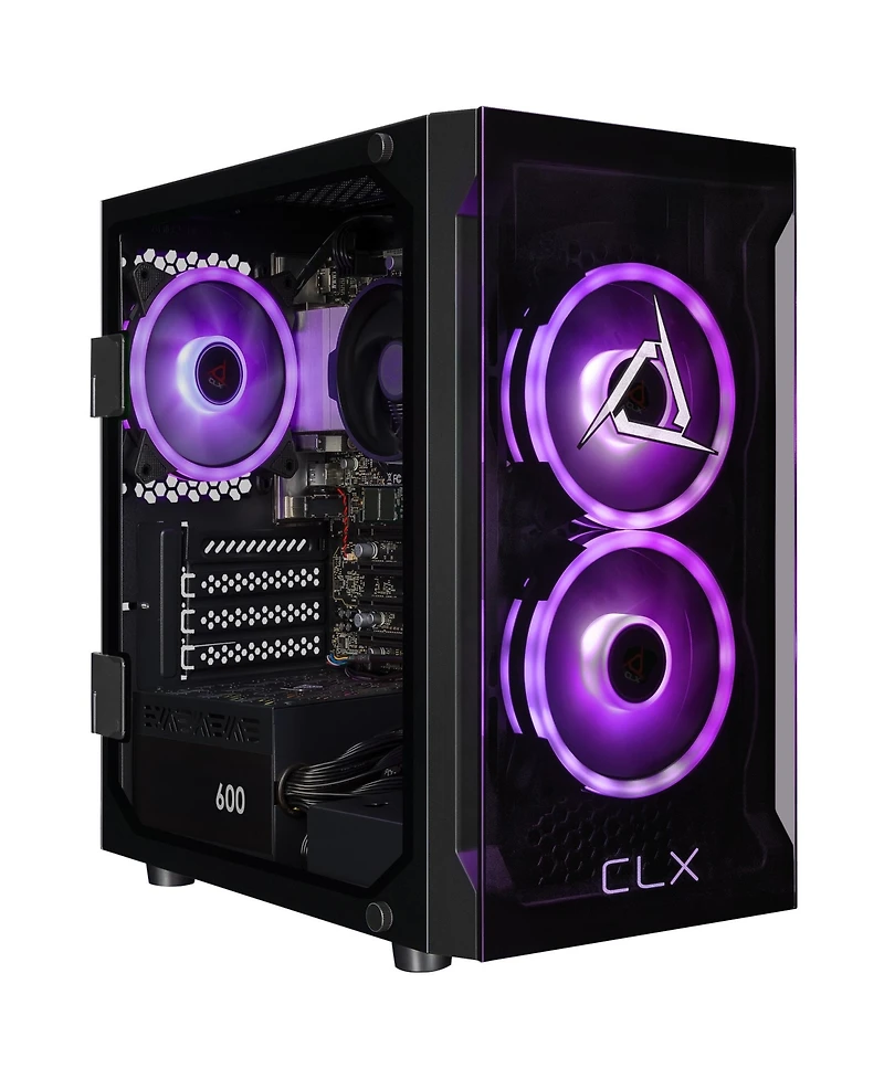 Clx Set Gaming Pc - Amd Ryzen 5 5600GT 3.6GHz 6-Core Cpu, 16GB DDR5 Memory, Radeon Vega 7 1GB Shared Graphics, 1TB Ssd, WiFi, Windows 11 Home 64-bit