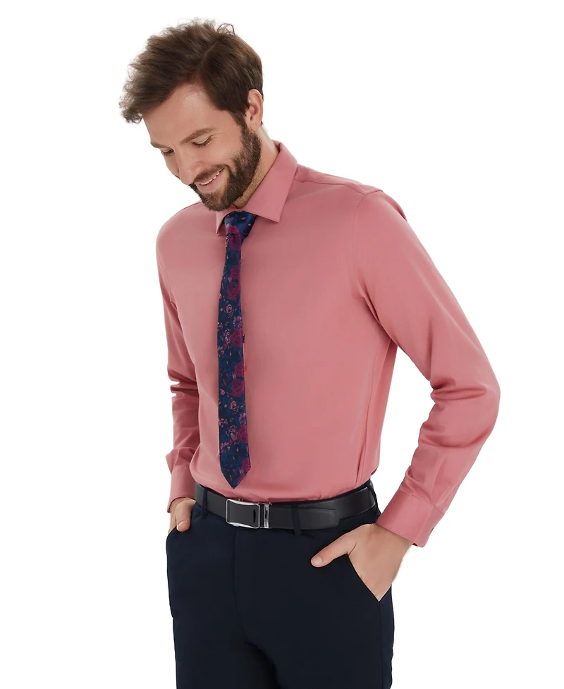 Bar Iii Men's Sateen Solid Dress Shirt, Macy's Exclusive