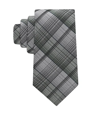 Calvin Klein Men's Leah Plaid Tie