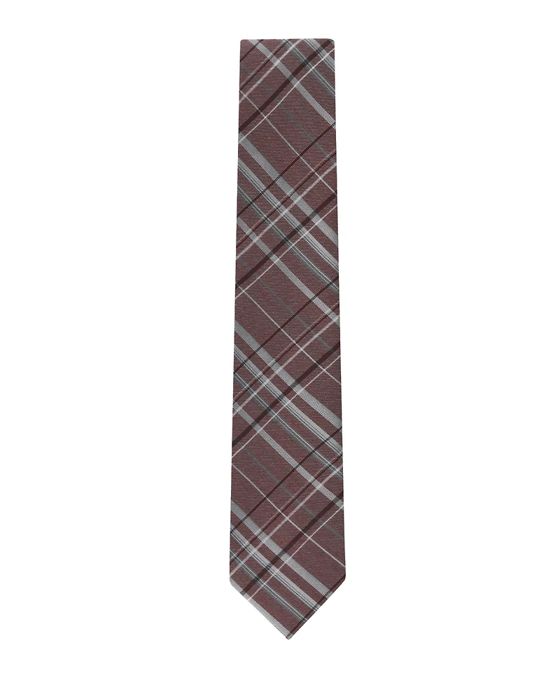 Calvin Klein Men's Theodore Plaid Pattern Tie