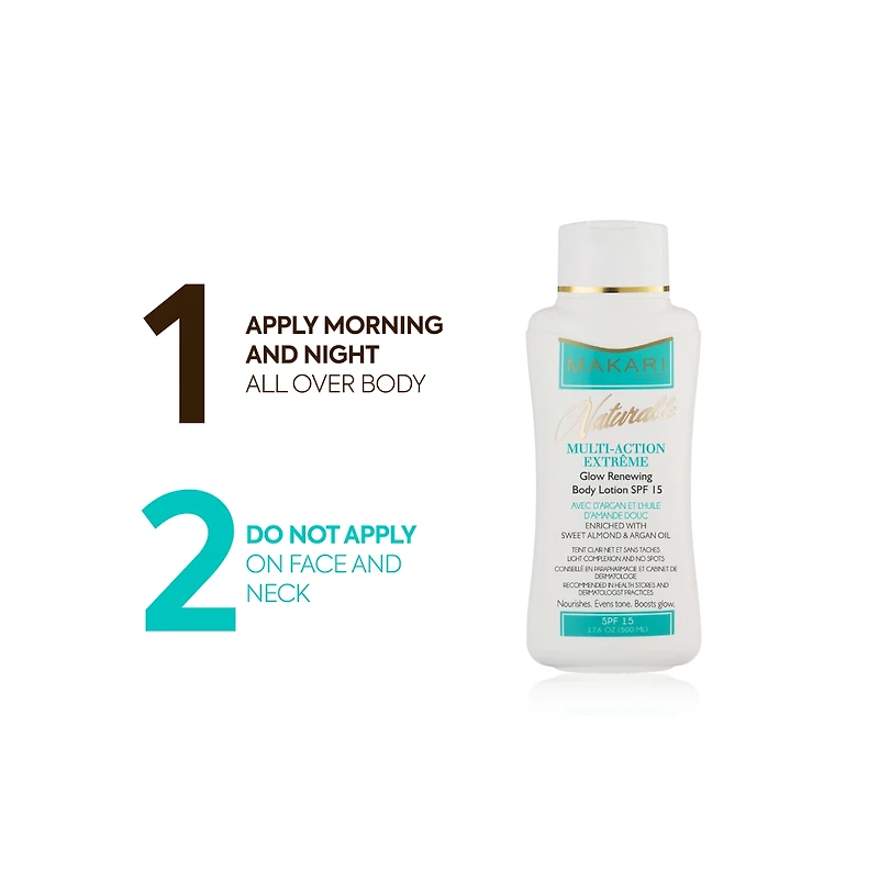 Naturalle Multi-Action Extreme Glow Renewing Body Lotion - 17.6oz