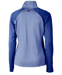 Cutter & Buck Forge Tonal Stripe Stretch Half Zip Womens Top Jacket