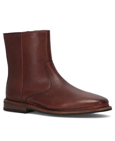 Frye Men's Paul Inside Zipper Round Toe Ankle Boots