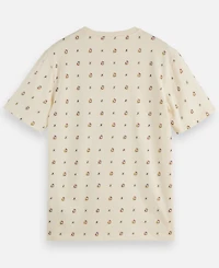 Scotch & Soda Men's Micro-Printed T-Shirt