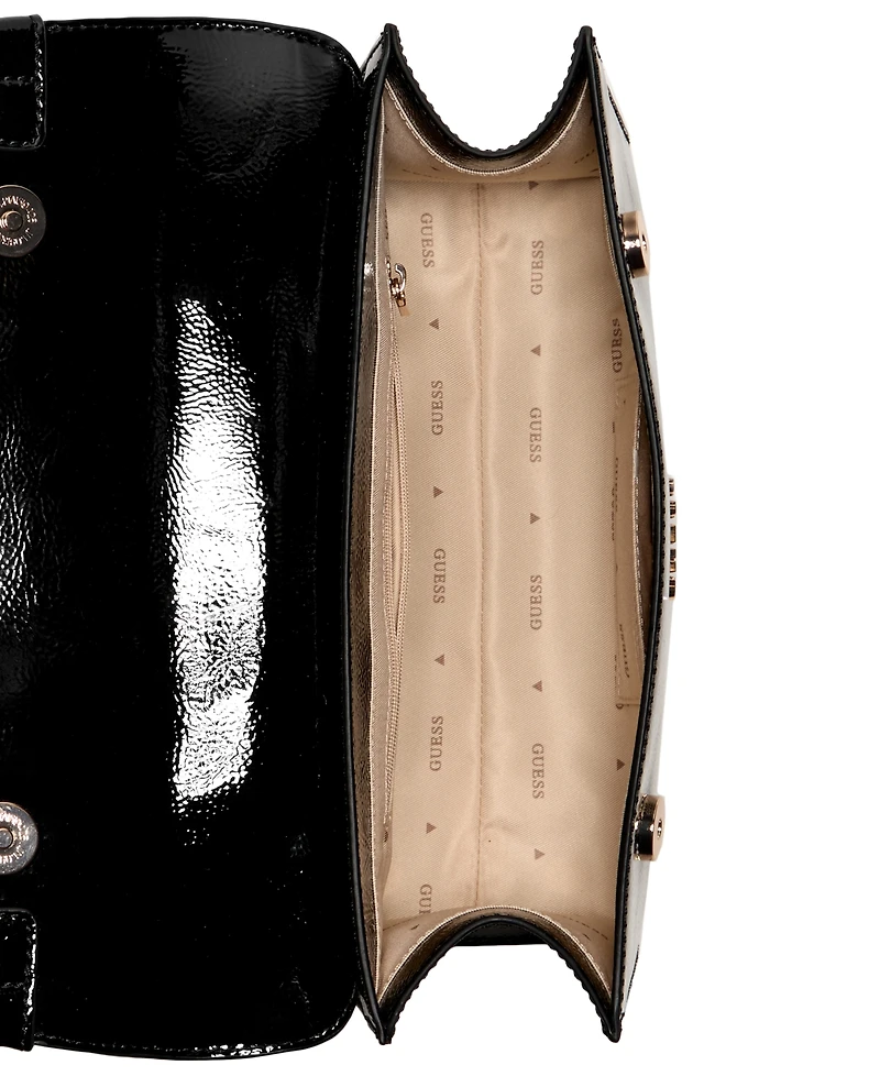 Guess Cirene Top Handle Small Zipper Flap Bag