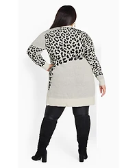 Avenue Women's Lena Leopard Cardigan