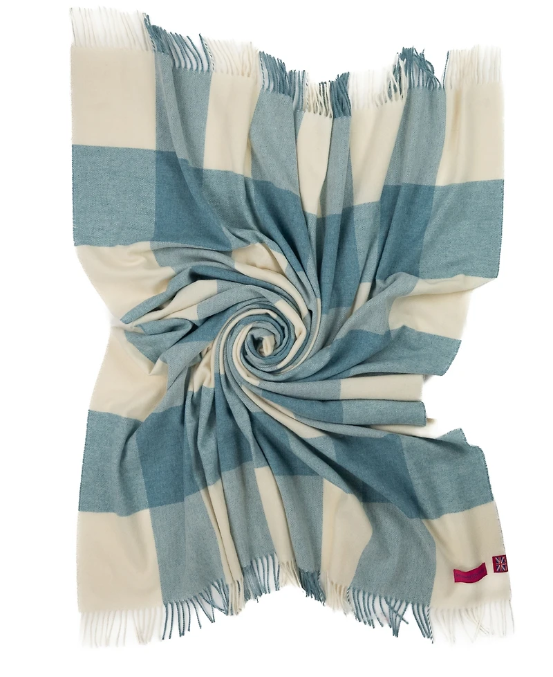 Southampton Home Merino Wool Color Block Throw, 55" x 72"