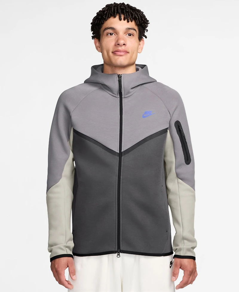 Nike Men's Tech Fleece Full-Zip Windrunner Logo Hoodie