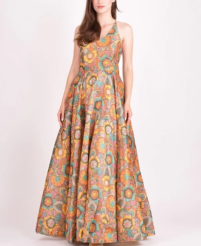 Raas Women's Cora Sequins Embroidered Long Dress