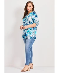 Avenue Women's Lace Up Tee