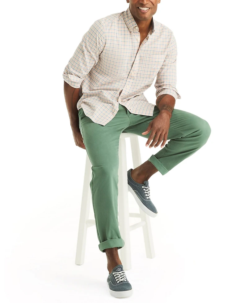 Nautica Men's Plaid Long Sleeve Shirt