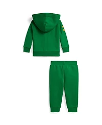 Polo Ralph Lauren Baby Boys Big Pony Fleece Hoodie and Jogger Pants, 2-Piece Set