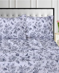 Tribeca Living 400-Thread Count Cotton 4-Pc. Extra Deep Pocket Sheet Set, Full