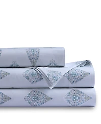 Tribeca Living 400-Thread Count Cotton -Pc. Extra Deep Pocket Sheet Set