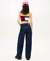 Tommy Jeans Women's Flag Badge Tube Top