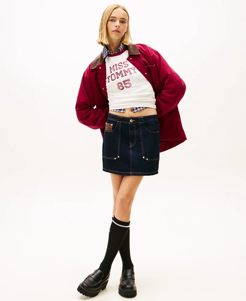 Tommy Jeans Women's Denim Mini Skirt