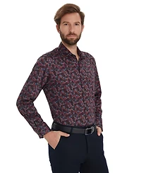Bar Iii Men's Casa Floral Printed Dress Shirt, Macy's Exclusive