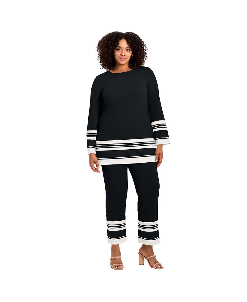 Avenue Women's Border Stripe Tunic
