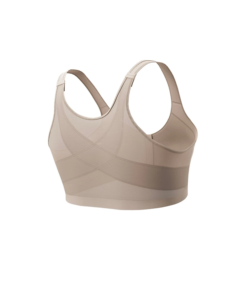 Leonisa Women's Multi Functional Back Support Posture Corrector Wireless Bra 011473