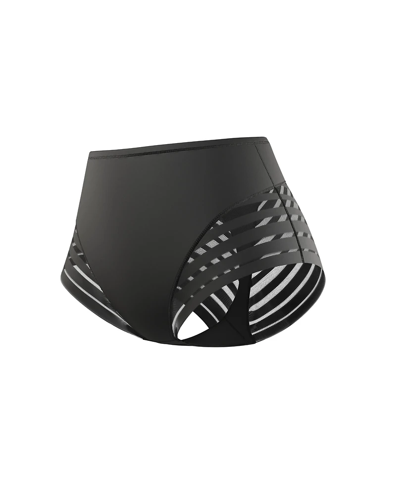 Leonisa Women's Lace Stripe Undetectable Classic Shaper Panty 012903