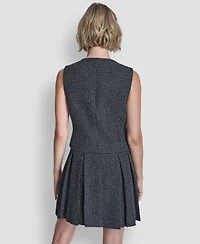 Dkny Women's Button-Front Vest Top