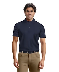 Pga Tour Men's Solid Cooling Texture Polo Shirt