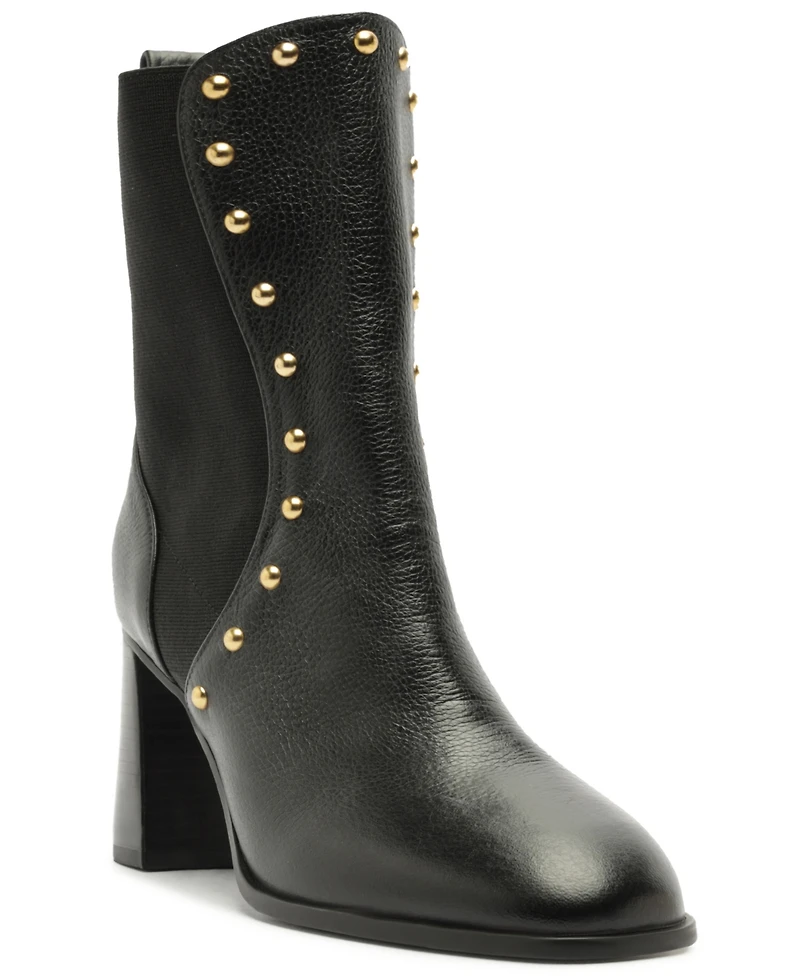 Arezzo Women's Rony Mid Block Heel Booties