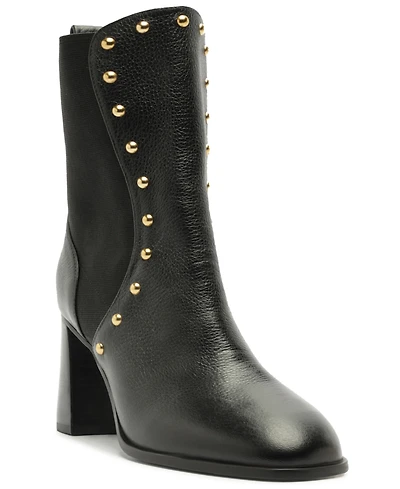 Arezzo Women's Rony Mid Block Heel Booties