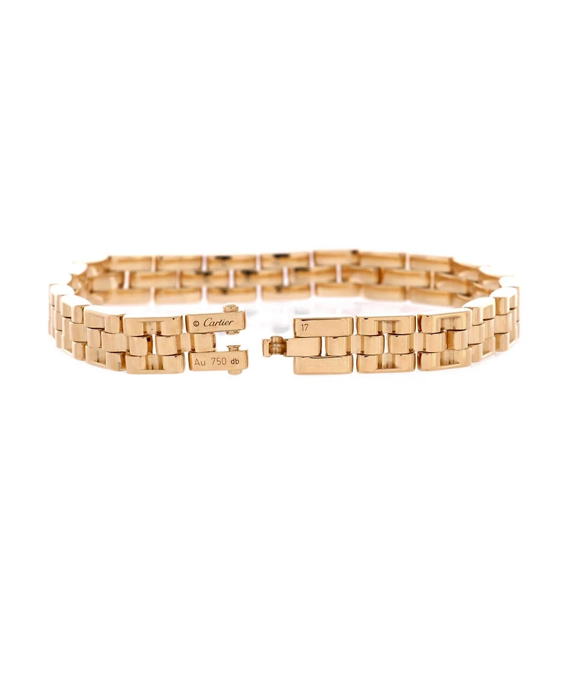 Pre-Owned Cartier Maillon Panthere 3 Row Bracelet