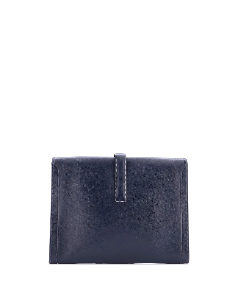 Pre-Owned HERMES Gm Jige Clutch Courchevel