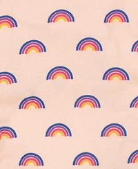 Leveret Dog Cotton Pajama Rainbow Peach