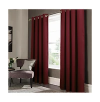 Olivia Gray Anchorage Blackout Grommet Single Curtan Panel - 54x90", Cabernet