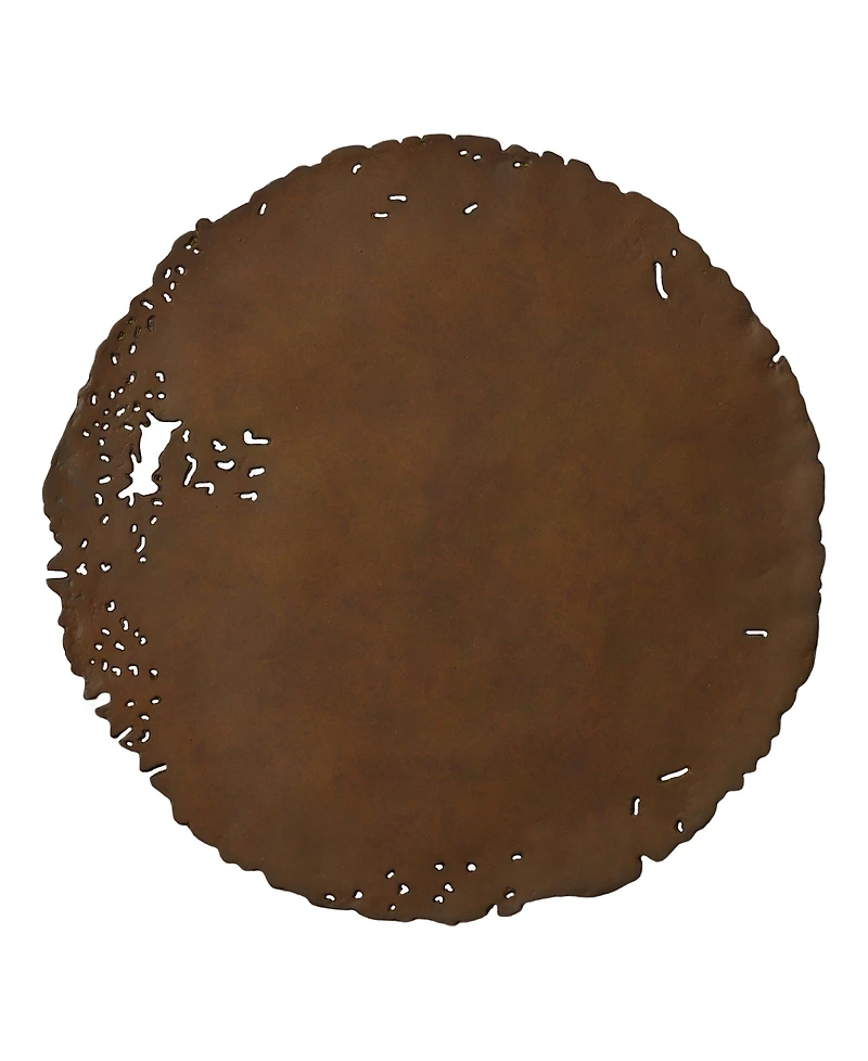 Phillips Collection Cast Oil Drums Rust Wall Discs, Set of 4
