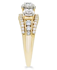 Macy's Diamond 3-Stone Ring (1 ct. t.w.) in 14k Yellow Gold