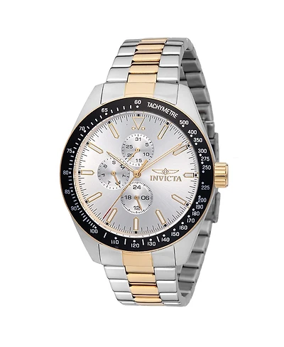 Invicta Men's 48861 Aviator Quartz VH67 Silver Dial Watch