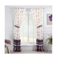 Greenland Home Fashions Marsha Window Panel Pair - 42x84", Blue