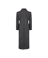 Pcfg Women's Wool-Cashmere Blend Long Overcoat