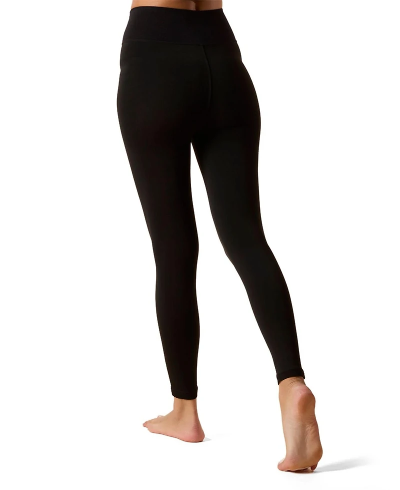 MeMoi Women's Opaque Seamless Blackout Track Leggings