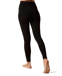 MeMoi Women's Opaque Seamless Blackout Track Leggings