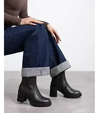 Xti Women's Refresh Collection Block Heel, Casual Booties